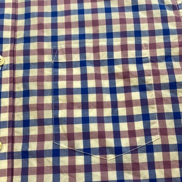 J. Crew Men's Tailored Light Weight Check Button Down Shirt sz M - Picture 5 of 9